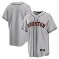 Davalo H.Astros Gray Home Game Blank Player Stitched Jerseys