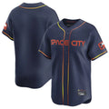 Davalo H.Astros Navy City Connect Limited Home Blank Player Stitched Jerseys
