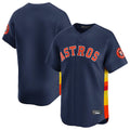 Davalo H.Astros Navy Home Limited Blank Player Stitched Jerseys