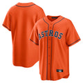 Davalo H.Astros Orange Home Game Blank Player Stitched Jerseys