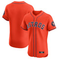 Davalo H.Astros Orange Home Limited Elite Blank Player Stitched Jerseys