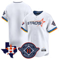Davalo H.Astros White City Connect Texas Patch Vapor Premier Blank Player Limited Home Stitched Jerseys