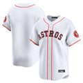 Davalo H.Astros White Home Limited Blank Player Stitched Jerseys