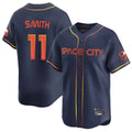 Davalo H.Astros #11 Cam Smith Player Navy City Connect Home Limited Stitched Jerseys