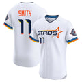 Davalo H.Astros #11 Cam Smith Player White City Connect Limited Elite Home Stitched Jerseys