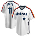 Davalo H.Astros #11 Cam Smith Player White Cooperstown Collection T-shirt Stitched Jerseys