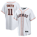 Davalo H.Astros #11 Cam Smith Player White Home Game Stitched Jerseys