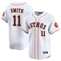 Davalo H.Astros #11 Cam Smith Player White Home Limited Stitched Jerseys