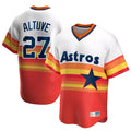 Davalo H.Astros #27 Jose Altuve Player Rainbow Cooperstown Collection T-shirt Stitched Jerseys