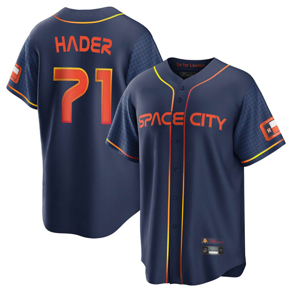 Davalo H.Astros #71 Josh Hader Player Navy City Connect Home Game Stitched Jerseys
