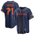 Davalo H.Astros #71 Josh Hader Player Navy City Connect Home Game Stitched Jerseys