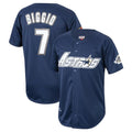 Davalo H.Astros #7 Craig Biggio Player Navy Mitchell & Ness Cooperstown Collection 1994 Limited Stitched Jerseys