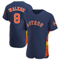 Davalo H.Astros #8 Christian Walker Player Navy Home Limited Elite Stitched Jerseys