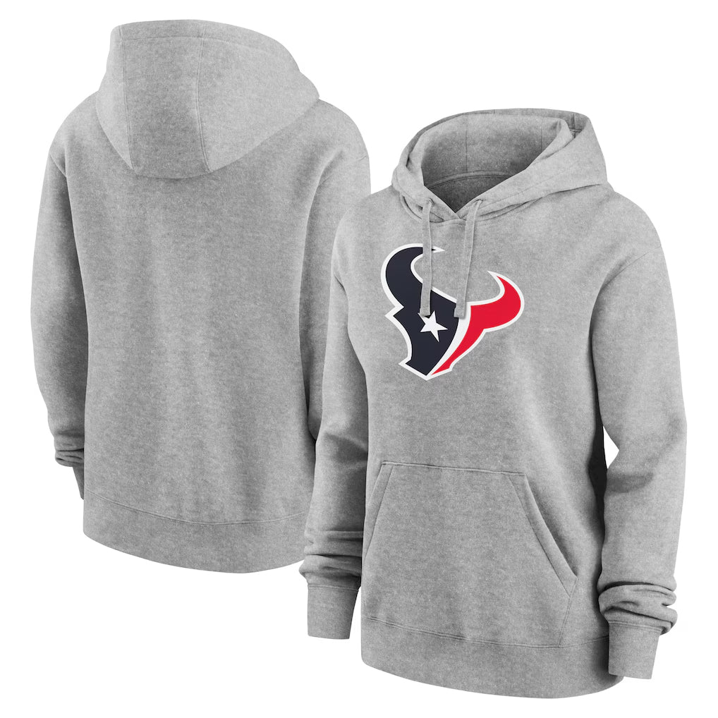 Davalo H.Texans Gray Salute to Service Hoodies Limited Game Blank Player Stitched Jerseys