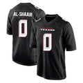 Davalo H.Texans #0 Azeez Al-Shaair Player Carbon Black Fashion Home Game Stitched Jerseys