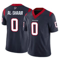 Davalo H.Texans #0 Azeez Al-Shaair Player Navy Limited Vapor F.U.S.E. Home Game Stitched Jerseys