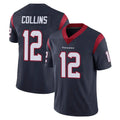 Davalo H.Texans #12 Nico Collins Player Navy Limited Vapor Untouchable Home Game Stitched Jerseys