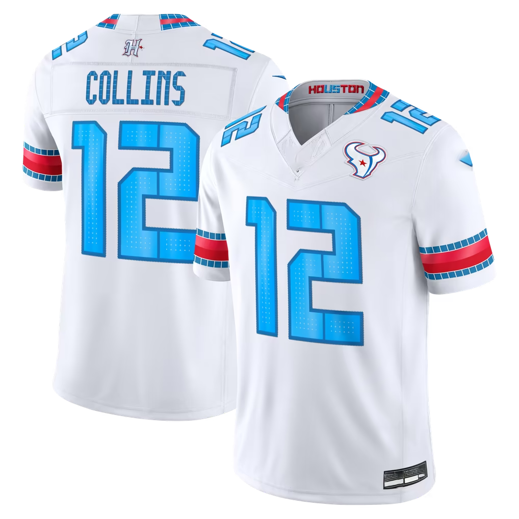 Davalo H.Texans #12 Nico Collins White 2026 Rivalries Collection Limited Stitched Jerseys