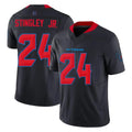 Davalo H.Texans #24 Derek Stingley Jr. Player Navy Limited 2nd Alternate Vapor F.U.S.E. Home Game Stitched Jerseys