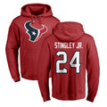 Davalo H.Texans #24 Derek Stingley Jr. Player Red Pro Line Pullover Hoodie Limited Game Stitched Jerseys