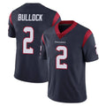 Davalo H.Texans #2 Calen Bullock Player Navy Limited Vapor Untouchable Home Game Stitched Jerseys