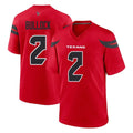 Davalo H.Texans #2 Calen Bullock Player Red Alternate Home Game Stitched Jerseys