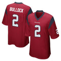 Davalo H.Texans #2 Calen Bullock Player Red Home Game Stitched Jerseys