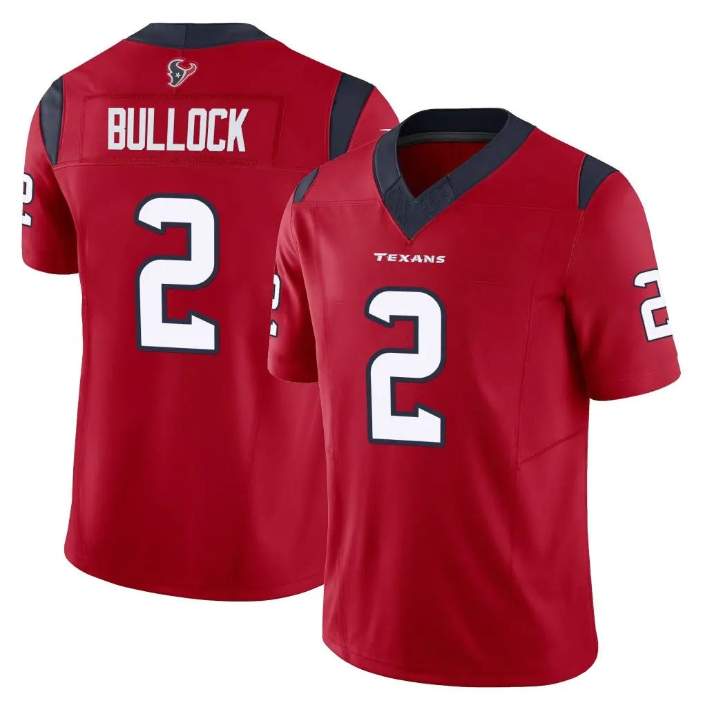 Davalo H.Texans #2 Calen Bullock Player Red Limited Vapor F.U.S.E. Home Game Stitched Jerseys