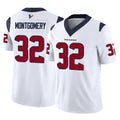 Davalo H.Texans #32 David Montgomery Player White Limited Vapor F.U.S.E. Home Game Stitched Jerseys