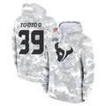 Davalo H.Texans #39 Henry To'oTo'o Player Arctic Camo Salute to Service Hoodies Limited Game Stitched Jerseys