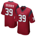 Davalo H.Texans #39 Henry To'oTo'o Player Red Home Game Stitched Jerseys