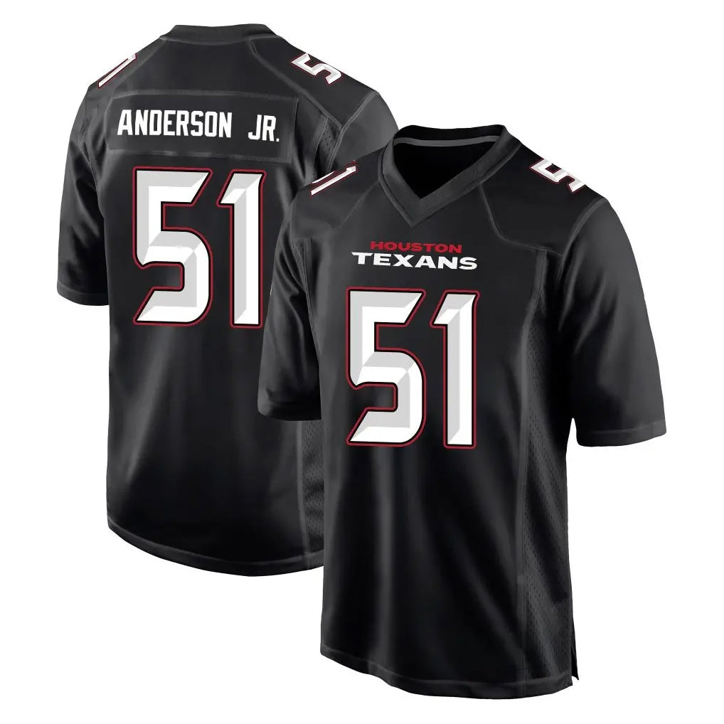Davalo H.Texans #51 Will Anderson Jr. Player Carbon Black Fashion Home Game Stitched Jerseys