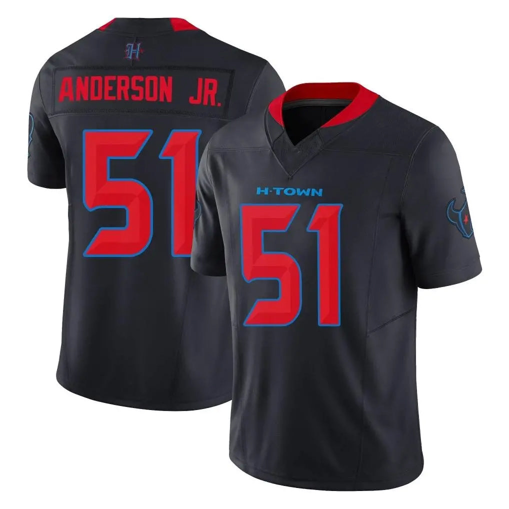 Davalo H.Texans #51 Will Anderson Jr. Player Navy Limited 2nd Alternate Vapor F.U.S.E. Home Game Stitched Jerseys