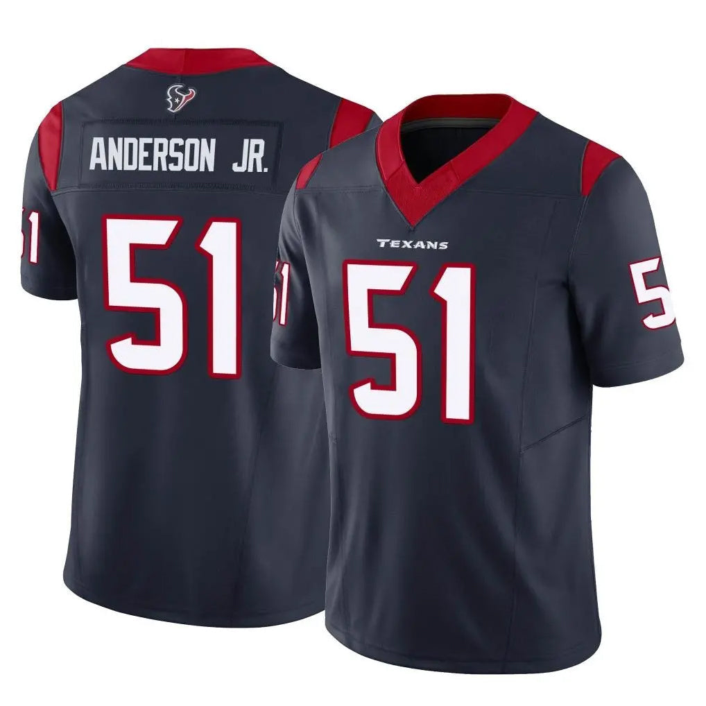 Davalo H.Texans #51 Will Anderson Jr. Player Navy Limited Vapor F.U.S.E. Home Game Stitched Jerseys