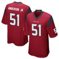 Davalo H.Texans #51 Will Anderson Jr. Player Red Home Game Stitched Jerseys