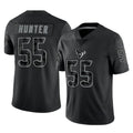 Davalo H.Texans #55 Danielle Hunter Player Black Reflective Limited Game Stitched Jerseys