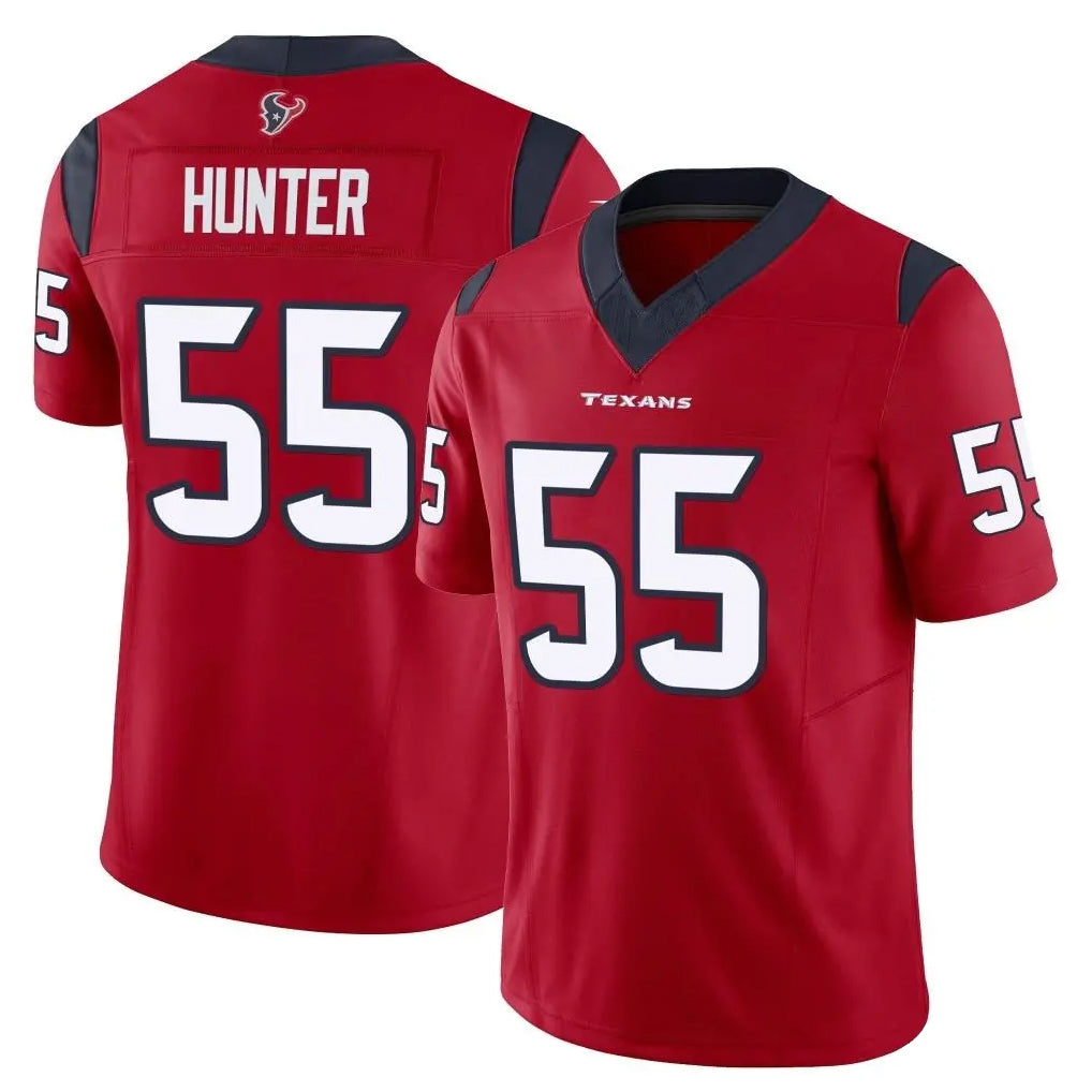 Davalo H.Texans #55 Danielle Hunter Player Red Limited Vapor F.U.S.E. Home Game Stitched Jerseys