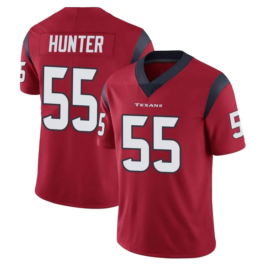 Davalo H.Texans #55 Danielle Hunter Player Red Limited Vapor Untouchable Home Game Stitched Jerseys
