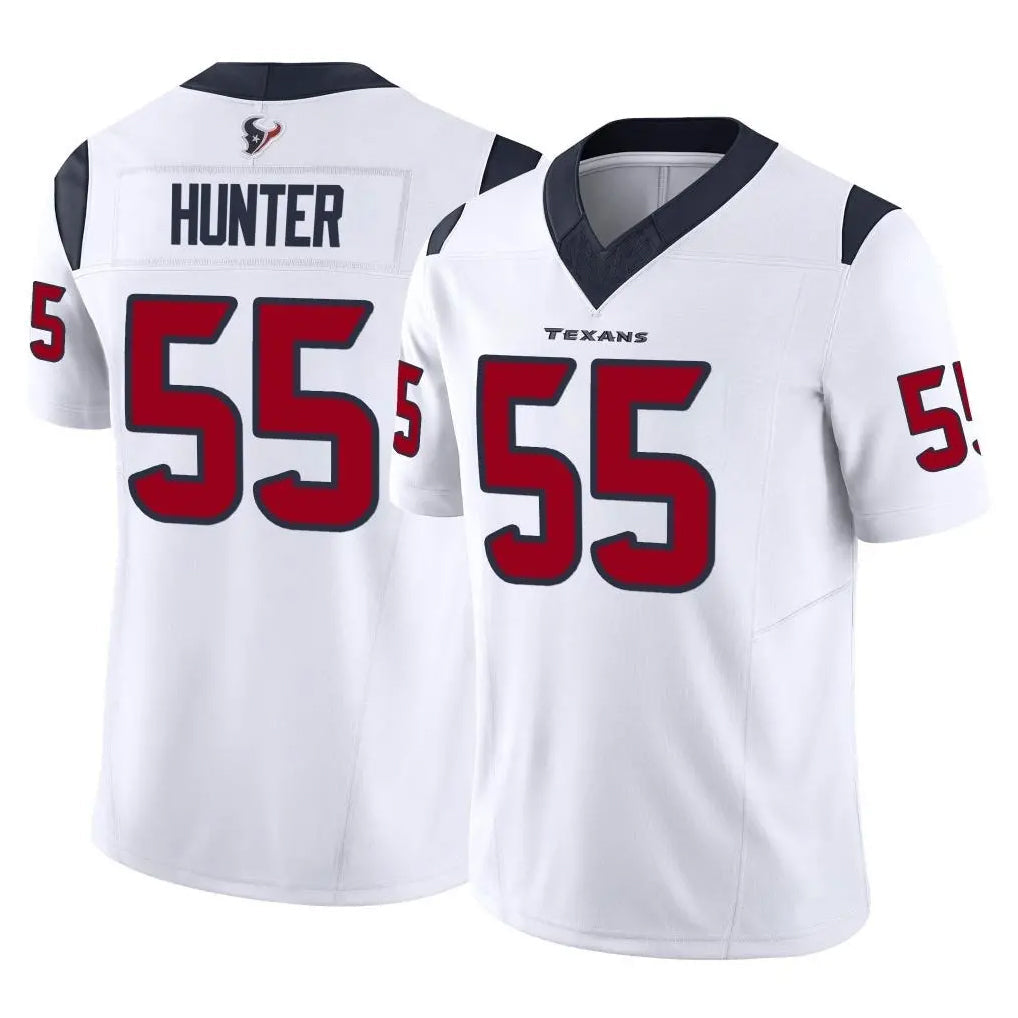 Davalo H.Texans #55 Danielle Hunter Player White Limited Vapor F.U.S.E. Home Game Stitched Jerseys