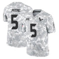 Davalo H.Texans #5 Jalen Pitre Player Arctic Camo Salute To Service Limited Game Stitched Jerseys