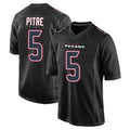 Davalo H.Texans #5 Jalen Pitre Player Black Fashion Home Game Stitched Jerseys