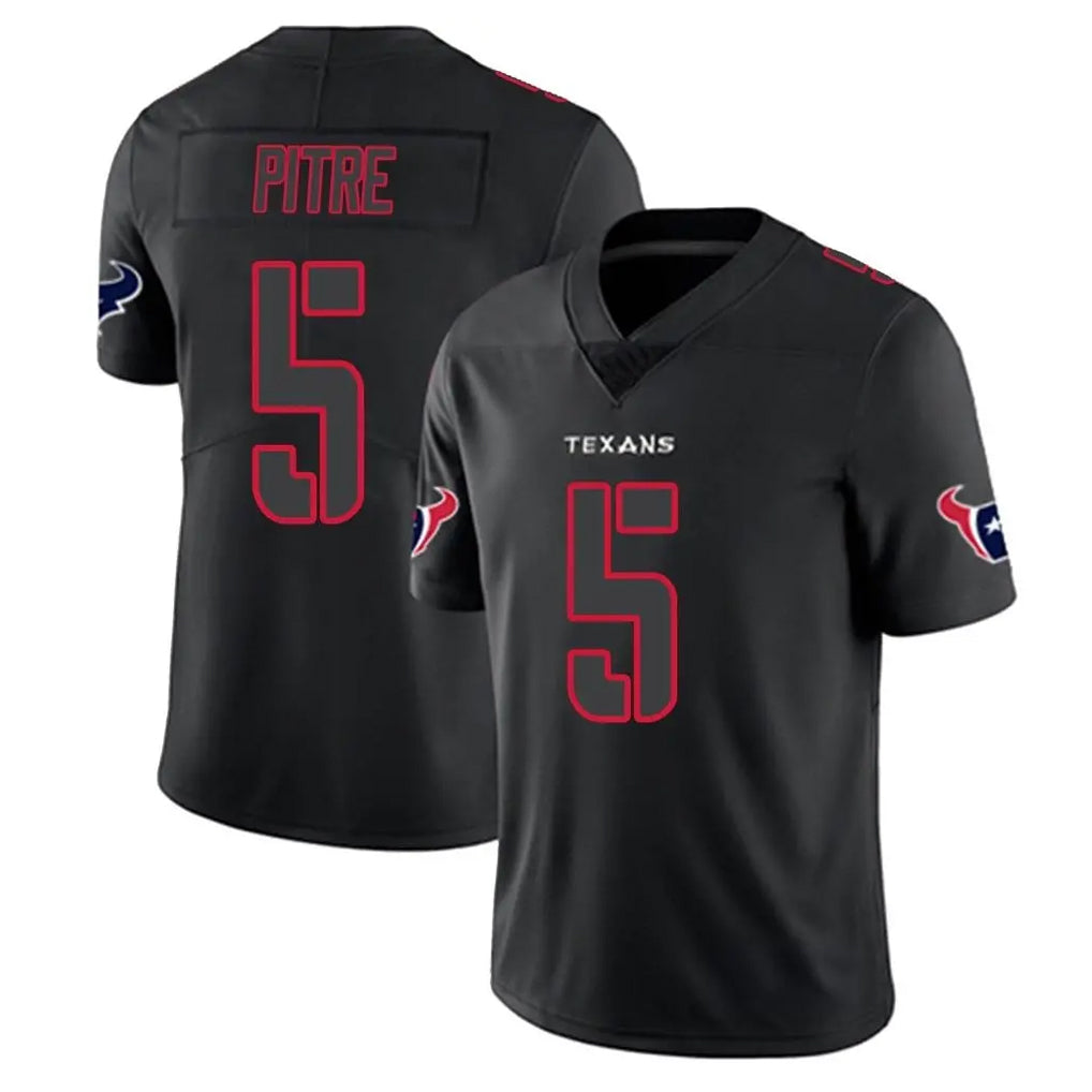 Davalo H.Texans #5 Jalen Pitre Player Black Impact Limited Game Stitched Jerseys