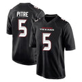 Davalo H.Texans #5 Jalen Pitre Player Carbon Black Fashion Home Game Stitched Jerseys
