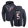 Davalo H.Texans #5 Jalen Pitre Player Navy Pro Line Pullover Hoodie Limited Game Stitched Jerseys