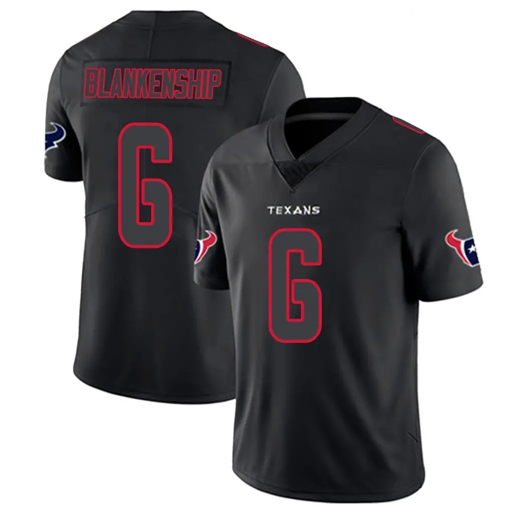 Davalo H.Texans #6 Reed Blankenship Player Black Impact Limited Game Stitched Jerseys