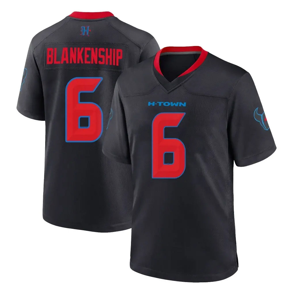 Davalo H.Texans #6 Reed Blankenship Player Navy 2nd Alternate Home Game Stitched Jerseys