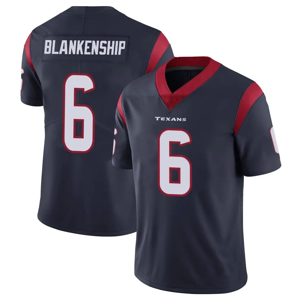Davalo H.Texans #6 Reed Blankenship Player Navy Limited Vapor Untouchable Home Game Stitched Jerseys