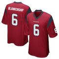 Davalo H.Texans #6 Reed Blankenship Player Red Home Game Stitched Jerseys
