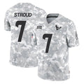 Davalo H.Texans #7 CJ Stroud Player Arctic Camo Salute To Service Limited Game Stitched Jerseys