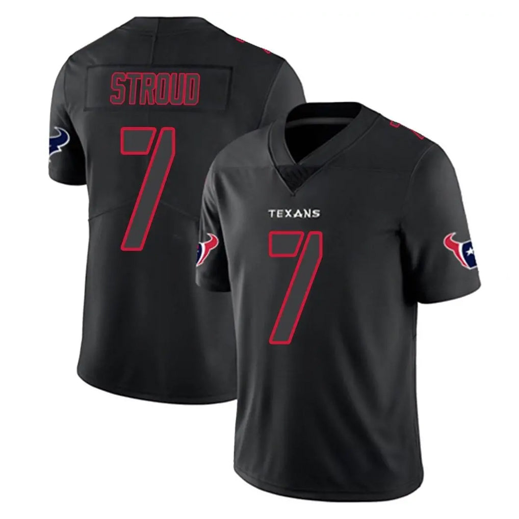 Davalo H.Texans #7 CJ Stroud Player Black Impact Limited Game Stitched Jerseys